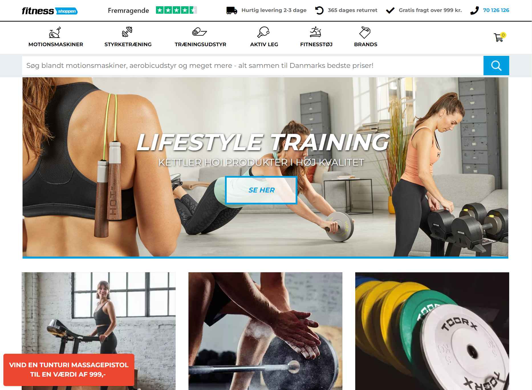 Køb dit fitnessudstyr i webshops